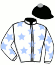 casaque portée par Mendizabal I. jockey du cheval de course LUXU, information pmu ZETURF