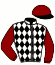 casaque portée par Zuliani L. jockey du cheval de course LUCKY CHARM, information pmu ZETURF