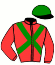 casaque portée par Mouesan H. jockey du cheval de course KAPLA D'OC, information pmu ZETURF