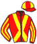 casaque portée par Eyquem Jb. jockey du cheval de course BASHEER, information pmu ZETURF