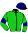 casaque portée par Cadel C. jockey du cheval de course KIRIE, information pmu ZETURF