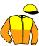casaque portée par Barrier A. jockey du cheval de course IGOR VICKING, information pmu ZETURF