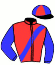 casaque portée par Herleiksplass Mme M. jockey du cheval de course KARMA KILY, information pmu ZETURF