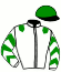 casaque portée par Martens C. jockey du cheval de course HIKITA KALOUMA (FR), information pmu ZETURF
