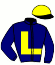 casaque portée par Desmigneux F. jockey du cheval de course J.S.APOLLO (SE), information pmu ZETURF