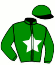 casaque portée par Depuydt Kri. jockey du cheval de course ILENCIO, information pmu ZETURF