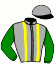 casaque portée par Grumetz Max. jockey du cheval de course GRISBI DU PERSIL, information pmu ZETURF