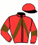 casaque portée par Raffin E. jockey du cheval de course FAKIR DE L'AULNE, information pmu ZETURF