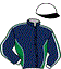 casaque portée par D'haenens N. jockey du cheval de course ITZVA DU CHENE, information pmu ZETURF