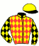 casaque portée par Ducrocq F. jockey du cheval de course KUEEN DES CHARMES, information pmu ZETURF