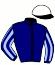 casaque portée par Salmon D. jockey du cheval de course IDOLE STAR, information pmu ZETURF