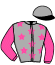 casaque portée par Blanchouin T. jockey du cheval de course INTELLITA, information pmu ZETURF