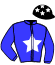 casaque portée par Angot A. jockey du cheval de course LOUNA D'HUCHELOUP, information pmu ZETURF