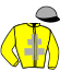 casaque portée par Eon Mlle M. jockey du cheval de course IVORY TRAOU LAND, information pmu ZETURF