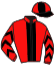 casaque portée par Gibello Sacco D. jockey du cheval de course LEGENDE D OSVIN, information pmu ZETURF