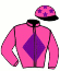 casaque portée par Lebouc Hug. jockey du cheval de course LE GARDOLOT, information pmu ZETURF