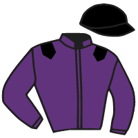 casaque portée par Madamet A. jockey du cheval de course PARFAITE MERILL, information pmu ZETURF