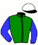 casaque portée par Massin Mlle A. jockey du cheval de course HADLEIGH, information pmu ZETURF