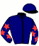 casaque portée par Nivard F. jockey du cheval de course HARMONICA (FR), information pmu ZETURF