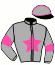 casaque portée par Meunier St. jockey du cheval de course IRISH DES FORGES (FR), information pmu ZETURF