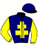 casaque portée par Lecellier P. jockey du cheval de course FUYARD DE BALLON (FR), information pmu ZETURF
