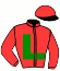 casaque portée par Rochard B. jockey du cheval de course HILDA DU THYRAL (FR), information pmu ZETURF