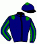 casaque portée par Boche Dam. jockey du cheval de course STORMY SPIRIT, information pmu ZETURF