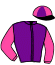 casaque portée par Fleury Mme Man. jockey du cheval de course CISKY, information pmu ZETURF