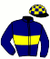 casaque portée par Lepage Axe. jockey du cheval de course JOKE, information pmu ZETURF