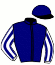 casaque portée par Mayeur R. jockey du cheval de course SAINT BATH, information pmu ZETURF