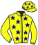 casaque portée par Barzalona M. jockey du cheval de course NICE DREAM, information pmu ZETURF
