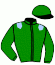 casaque portée par Demuro C. jockey du cheval de course RB KINGMAKER (AR), information pmu ZETURF