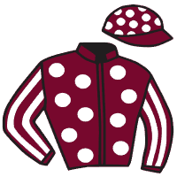 casaque portée par Barzalona M. jockey du cheval de course AL DOHA, information pmu ZETURF