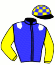 casaque portée par Lemaitre A. jockey du cheval de course KHOCHENKO, information pmu ZETURF