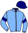casaque portée par Loughnane Bil. jockey du cheval de course CHIC COLOMBINE, information pmu ZETURF