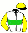 casaque portée par Bachelot T. jockey du cheval de course WAY TO MARBELLA, information pmu ZETURF