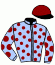 casaque portée par Trullier T. jockey du cheval de course ABELARD F, information pmu ZETURF