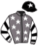 casaque portée par Lemaitre A. jockey du cheval de course MEHLANGO, information pmu ZETURF