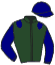 casaque portée par Maillot S. jockey du cheval de course CLASH ROYALE, information pmu ZETURF