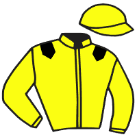 casaque portée par Barzalona M. jockey du cheval de course ANNEEFF, information pmu ZETURF