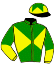 casaque portée par Lemaitre A. jockey du cheval de course NICE PAULI, information pmu ZETURF