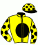 casaque portée par Ruis S. jockey du cheval de course JAGDA, information pmu ZETURF