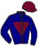 casaque portée par Nicoleau J. jockey du cheval de course ZELZALITA, information pmu ZETURF
