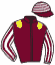casaque portée par Besnier H. jockey du cheval de course DRUMMIN LIFE, information pmu ZETURF