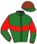casaque portée par Pacaut Mme Cor. jockey du cheval de course LUCKY EYE, information pmu ZETURF