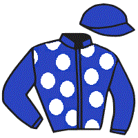 casaque portée par Mangione R. jockey du cheval de course SAKURA GLITTERS, information pmu ZETURF