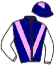 casaque portée par Pouchin A. jockey du cheval de course WONDER OF YOU, information pmu ZETURF