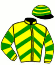 casaque portée par Chenet V. jockey du cheval de course PUERTO MADERO, information pmu ZETURF