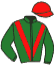 casaque portée par Guyon M. jockey du cheval de course SHAMROCK GLITTER, information pmu ZETURF