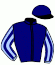 casaque portée par Madamet A. jockey du cheval de course CHIARANIYA, information pmu ZETURF